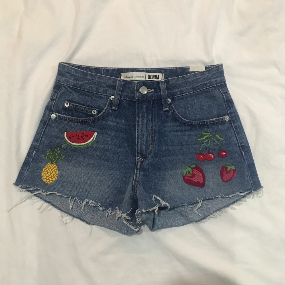 Lovers + Friends Denim shorts